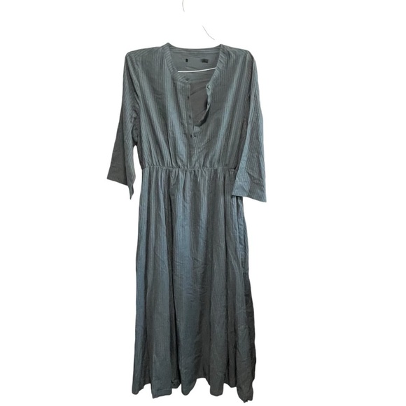 New Jenni Kayne Seersucker Shirt Dress, New with out Tags - Picture 6 of 12